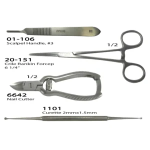 Standard foot care Instrument Package 3